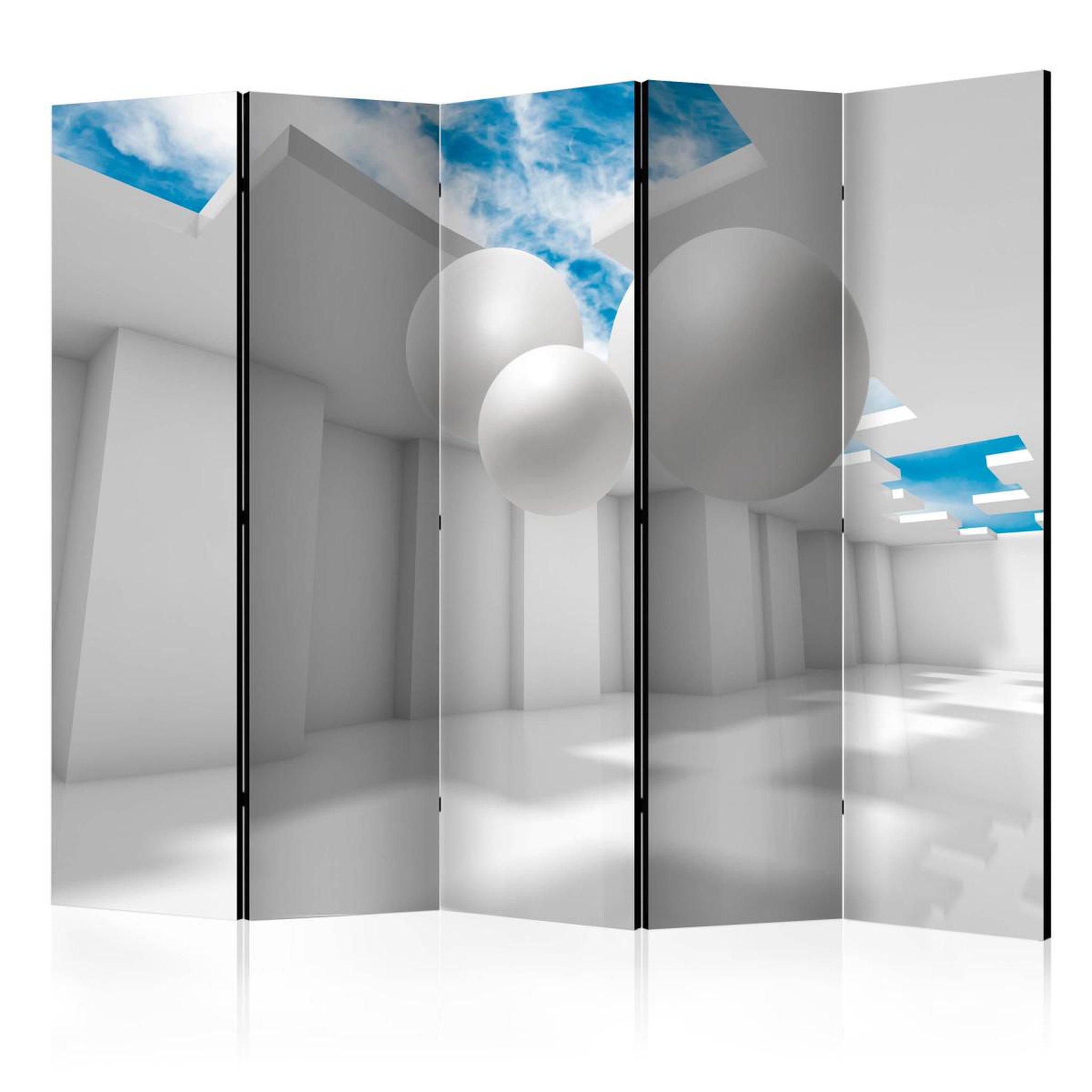 Paris Prix Paravent 5 volets  architecture of the future  172x225cm