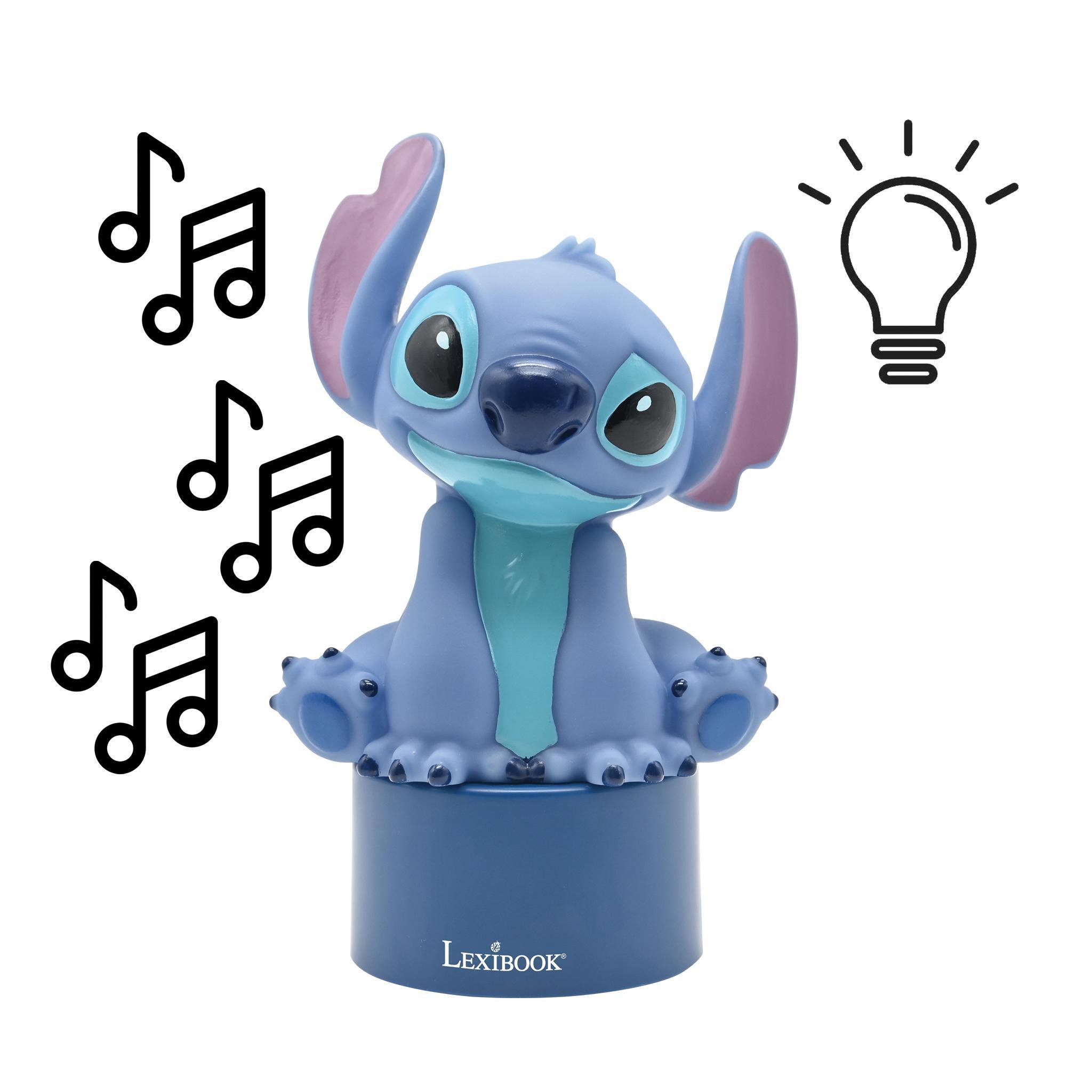 Voir la diapositive 3 : Lexibook Enceinte Bluetooth veilleuse Stitch