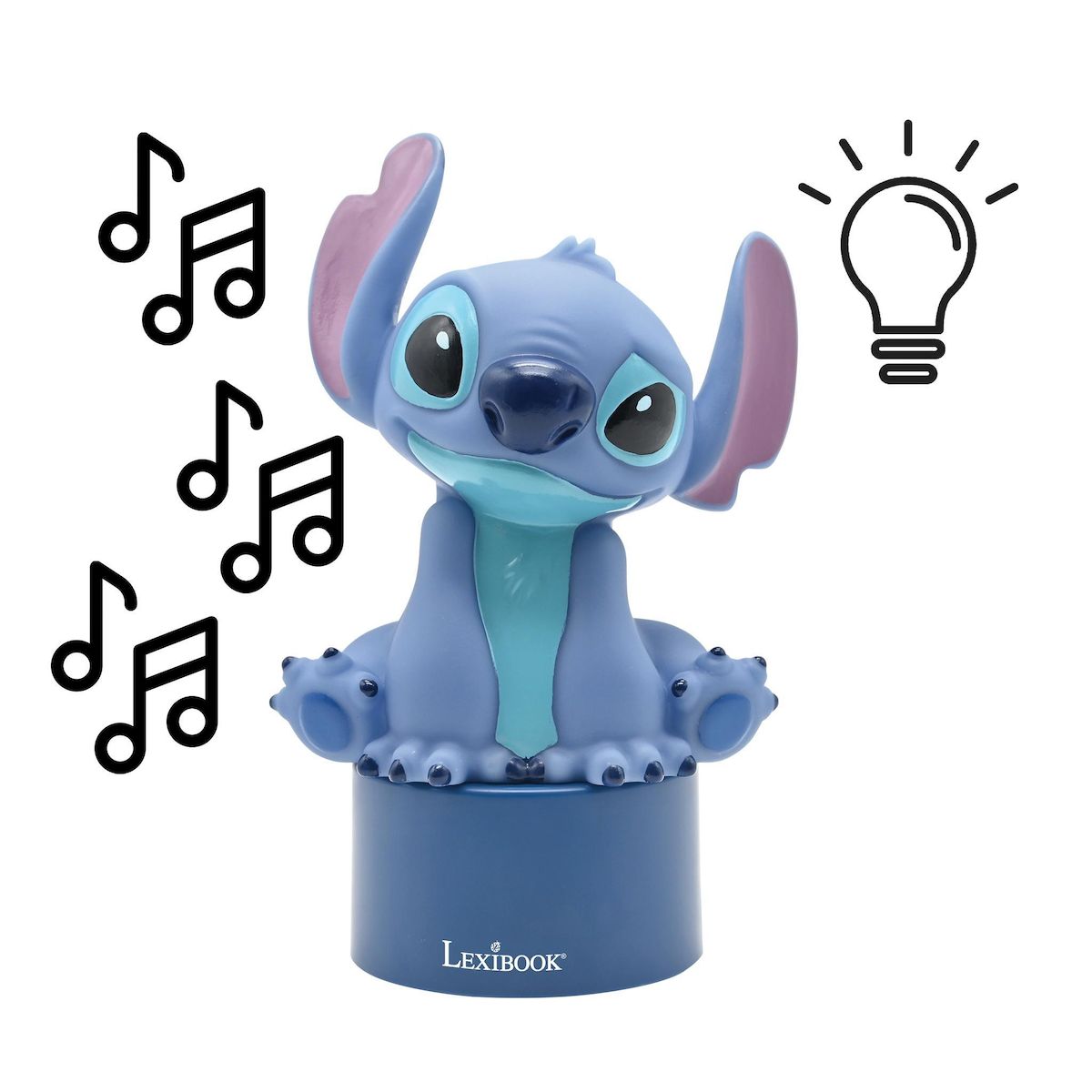 Lexibook Enceinte Bluetooth veilleuse Stitch
