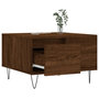 Voir la diapositive 4 : VIDAXL Table basse chene marron 55x55x36,5 cm bois d'ingenierie
