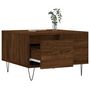 Voir la diapositive 4 : VIDAXL Table basse chene marron 55x55x36,5 cm bois d'ingenierie