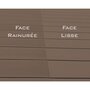 GREEN OUTSIDE Pack Lame de terrasse composite alvéolaire Chocolat