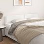 Voir la diapositive 1 : VIDAXL Tetes de lit 2 pcs Blanc 80x5x78/88 cm Similicuir