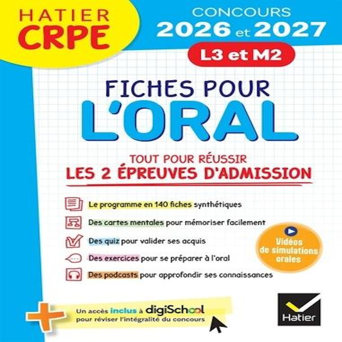 HATIER CRPE. EDITION 2026-2027, Donat-magnin Jérômine