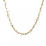 L'ATELIER D'AZUR Collier Chaine Singapour- Or Jaune - Femme