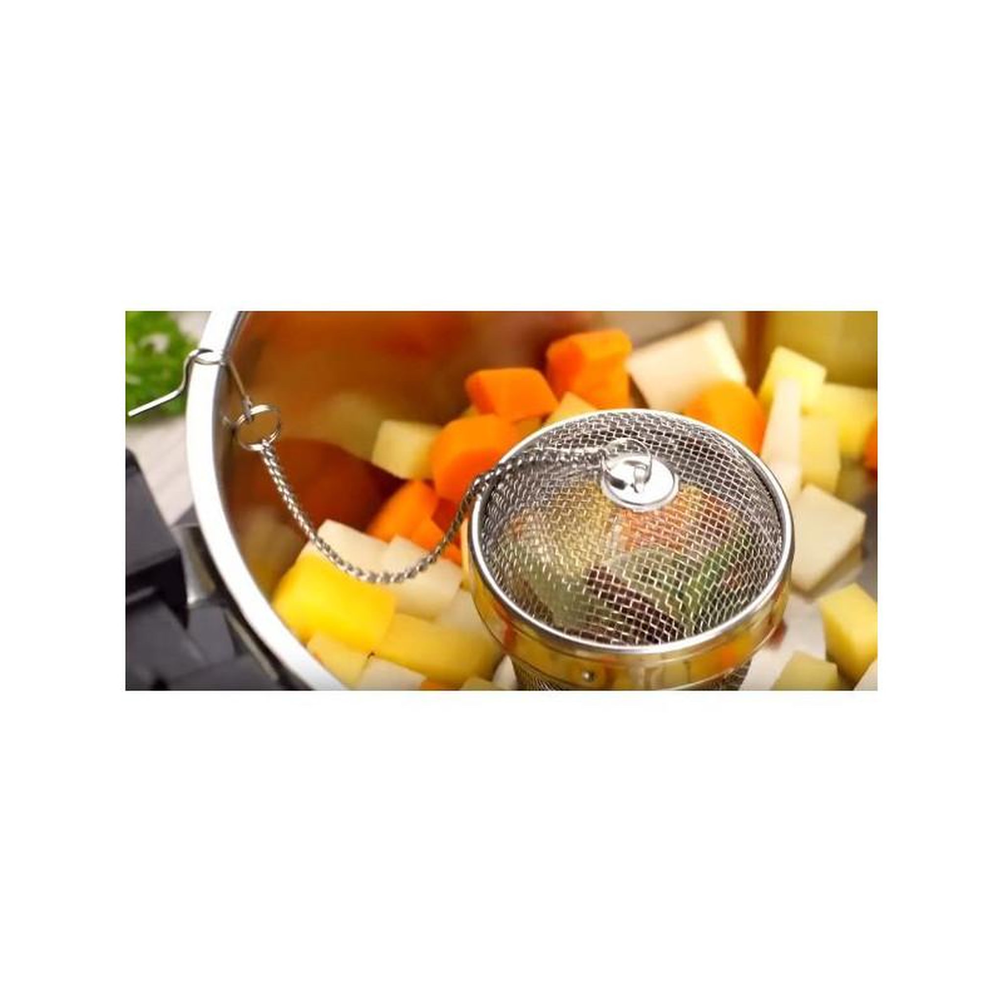 Voir la diapositive 3 : Tescoma PANIER INFUSEUR ø 10 CM GRANDCHEF TESCOMA - 428564