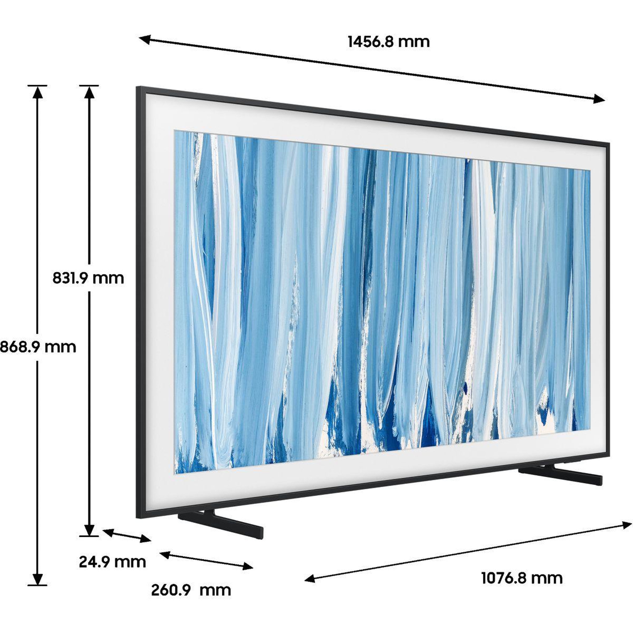 Voir la diapositive 3 : Samsung Tv mini led the frame pro tq65ls03hw (2026) 65  (163 cm) 4k - mode art (effet tableau), anti-reflet