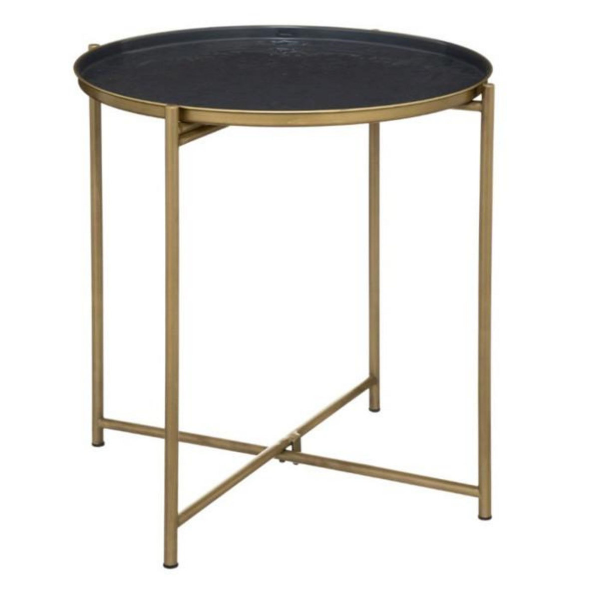 ATMOSPHERA Table à Café Déco  Midnight Garden  50cm Gris