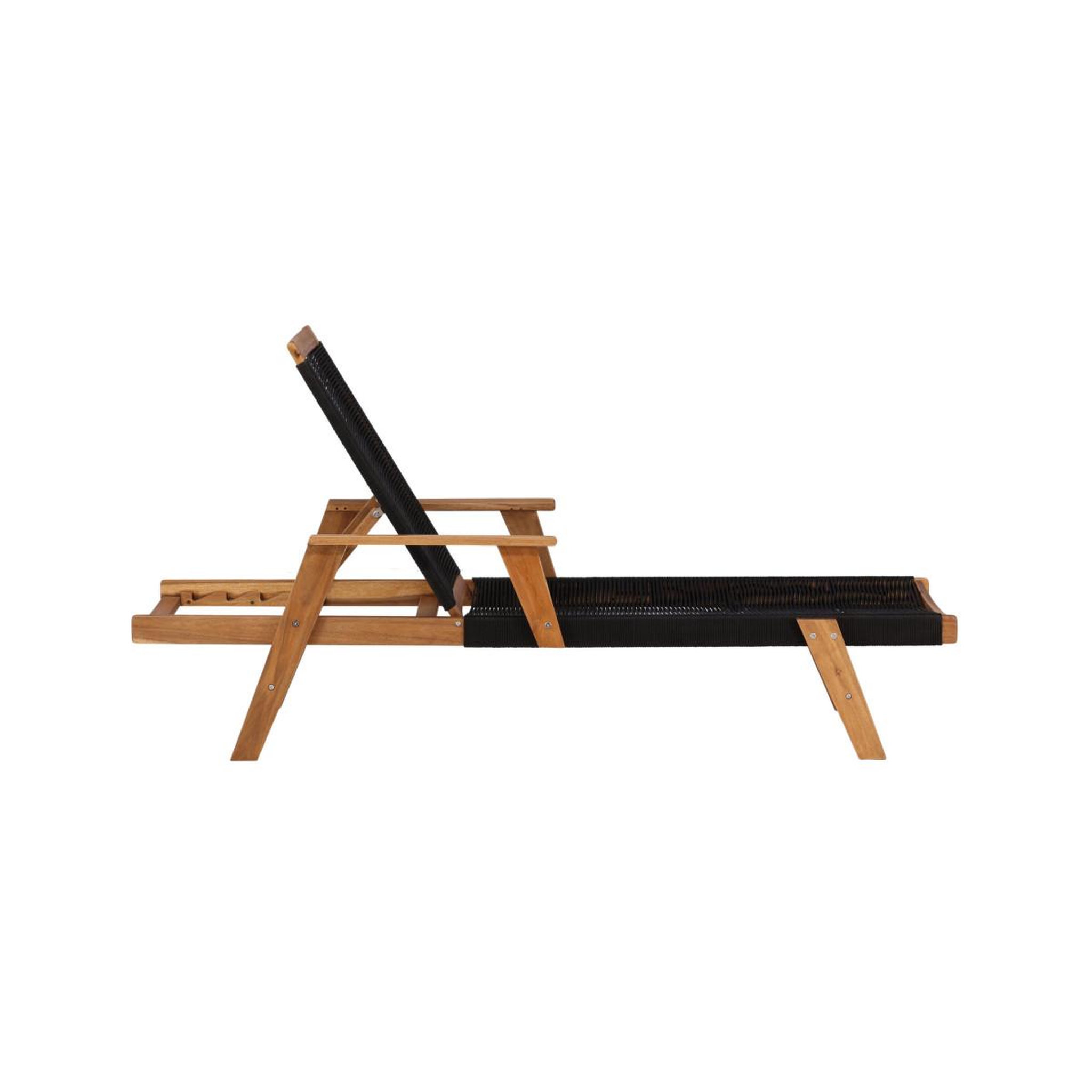Voir la diapositive 3 : Paris Prix Chaise longue en bois  little john  115cm naturel