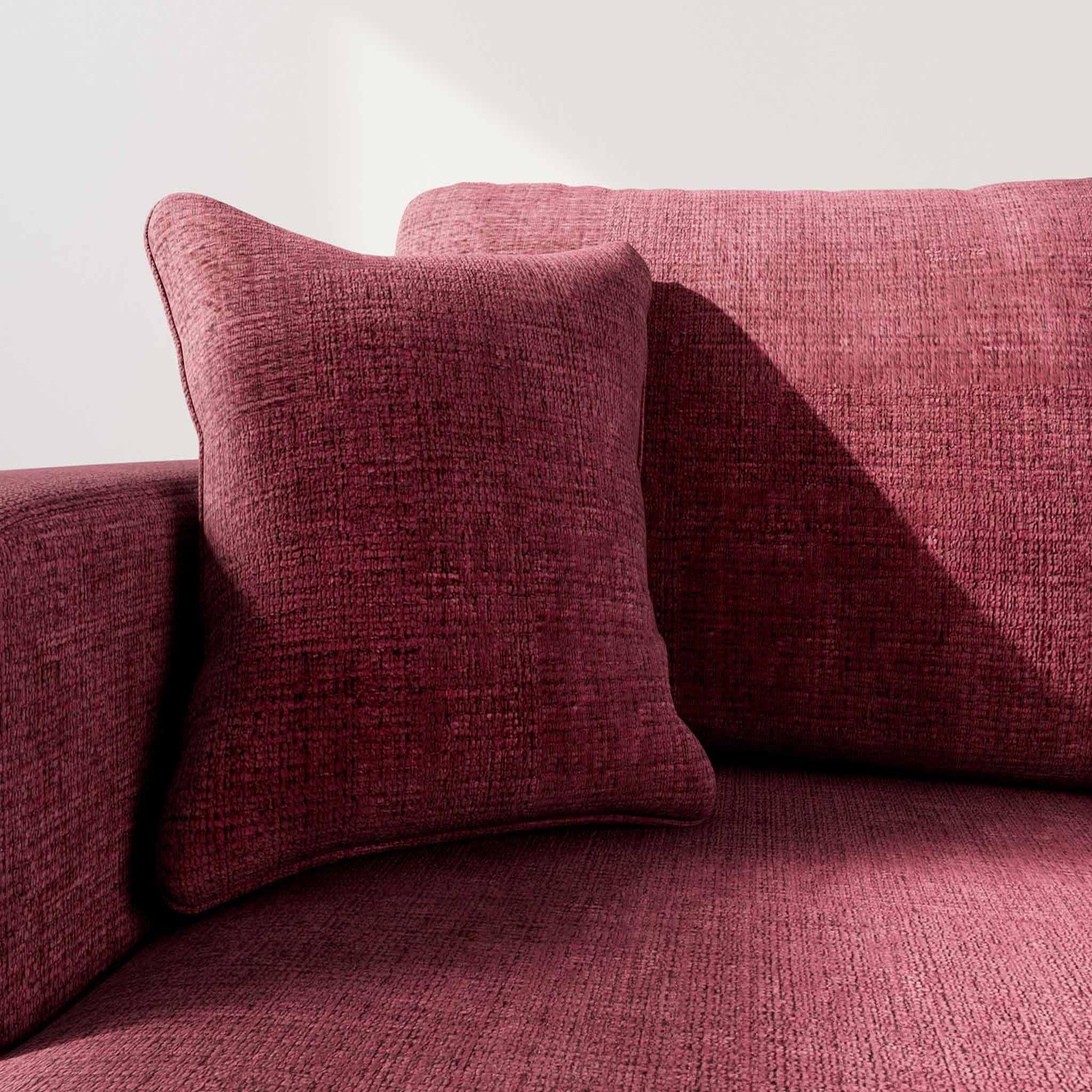 Voir la diapositive 4 : BEST MOBILIER Miro - canapé d'angle gauche 4 places convertible avec coffre en velours texturé
