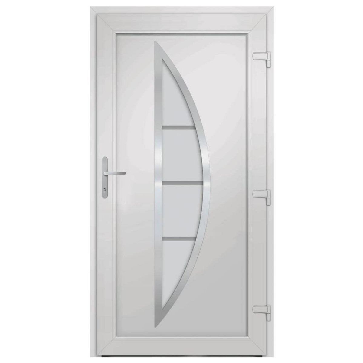 VIDAXL Porte d'entree anthracite 98x190 cm PVC