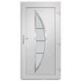 Voir la diapositive 5 : VIDAXL Porte d'entree anthracite 98x190 cm PVC