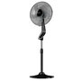 Voir la diapositive 2 : Supra Ventilateur sur pied 42cm 50w 3 vitesses noir - ARTEMIS+
