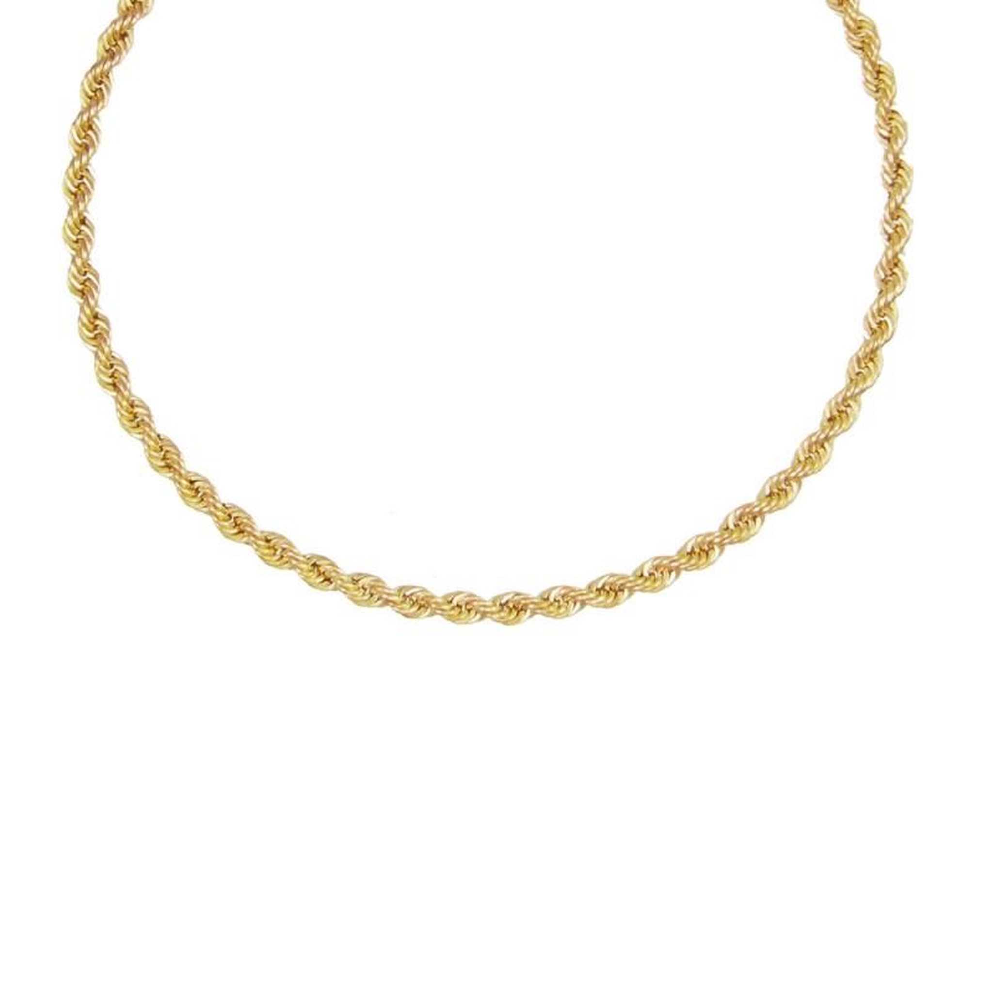 L'ATELIER D'AZUR Collier Or 18 Carats 750/000 Maille Corde Jaune - Femme
