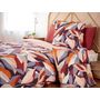 Voir la diapositive 3 : Home collection Parure housse de couette 100% microfibre 72gsm exuberance
