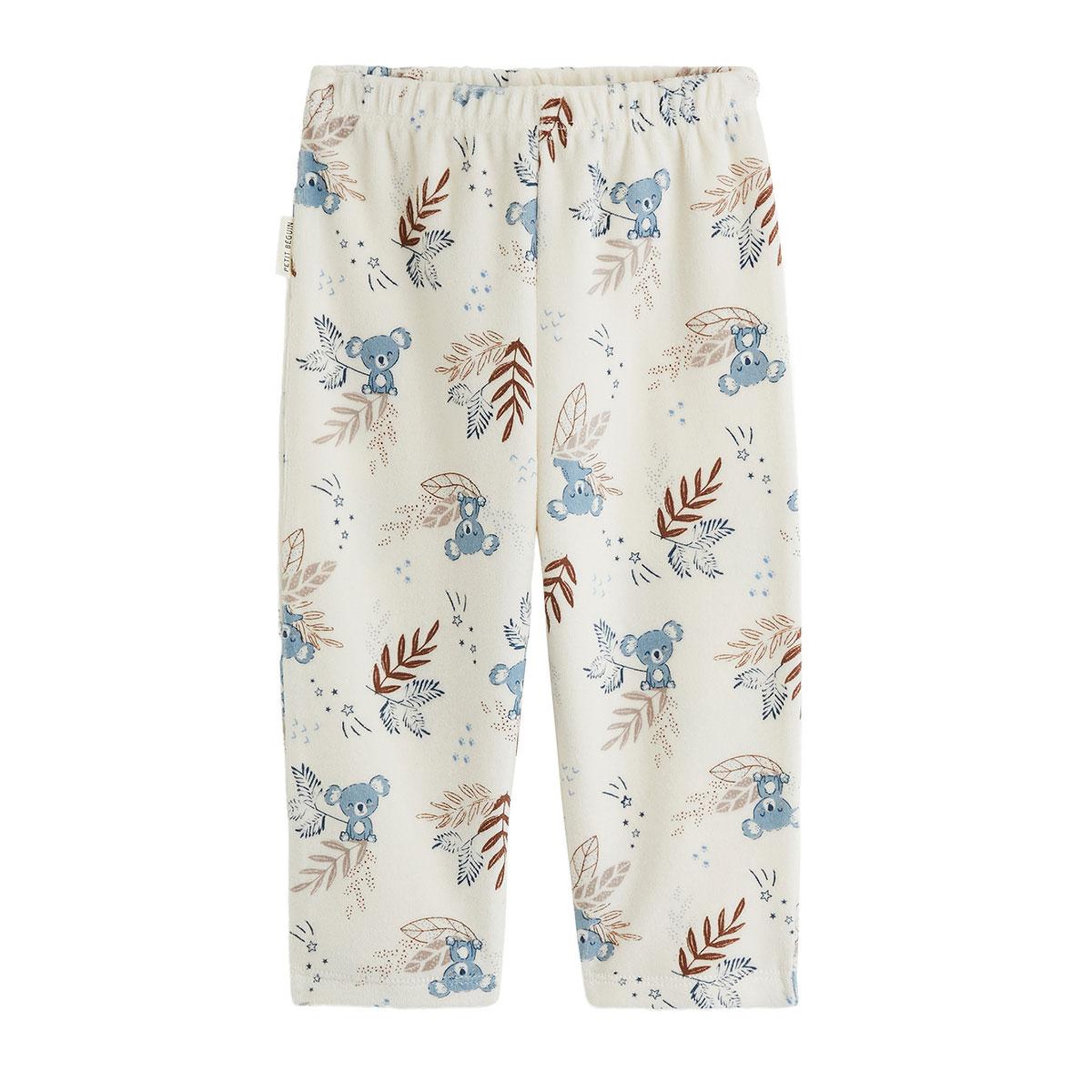 Voir la diapositive 5 : PETIT BEGUIN Pyjama enfant 2 pièces en velours mathéo