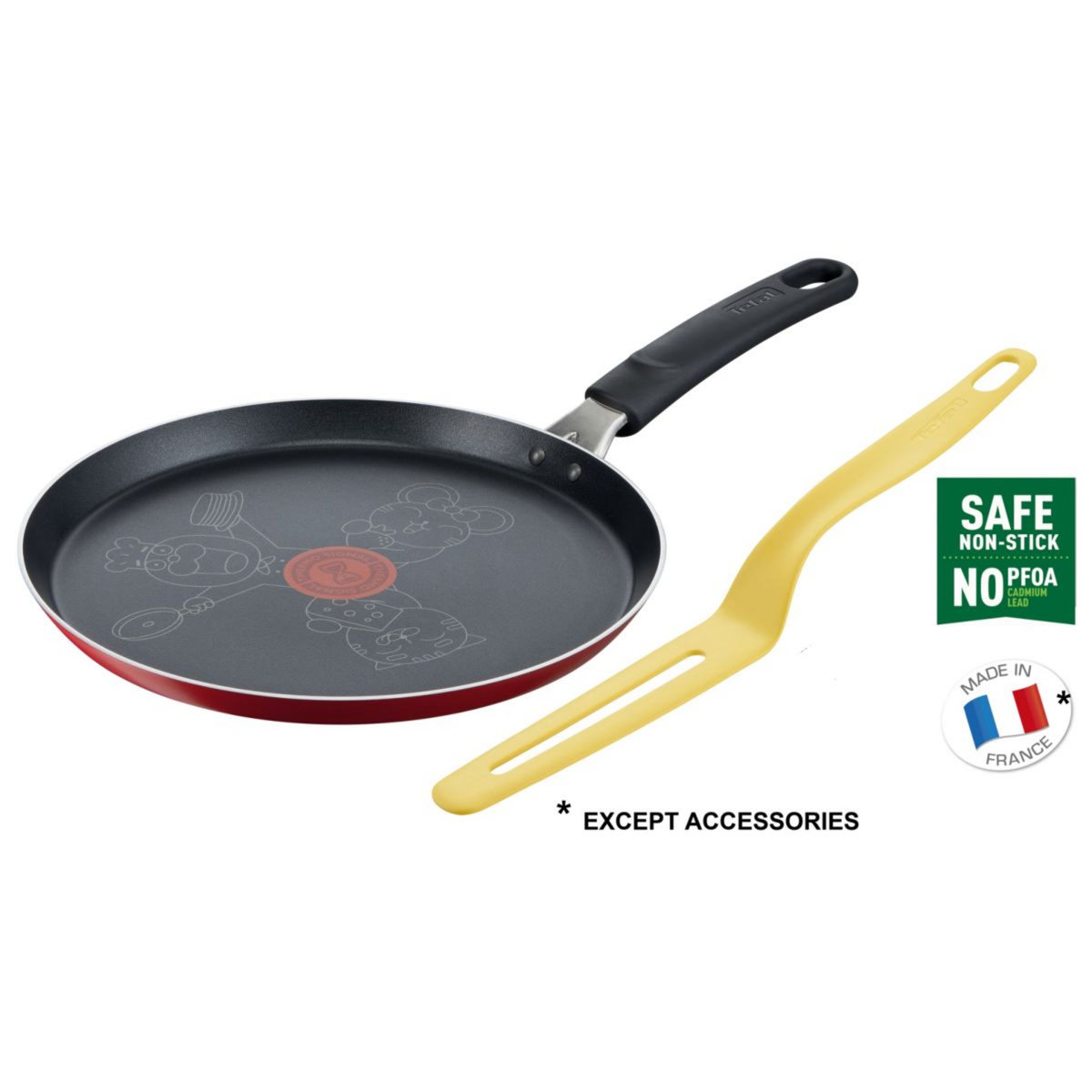 TEFAL Crêpière chandeleur 25 cm + spatule