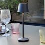 Voir la diapositive 2 : Lumisky Lampe de table sans fil EMILY Gris anthracite Aluminium H25CM