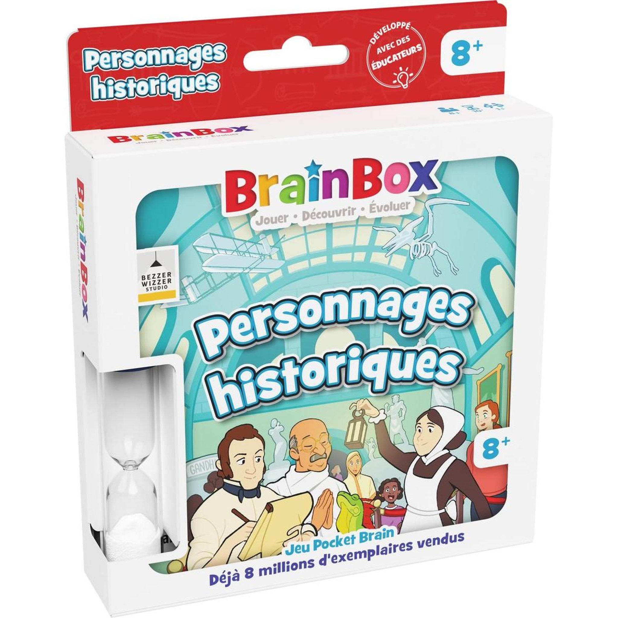BRAINBOXGAMES BrainBox Pocket : Personnages Historiques - Jeux de Société