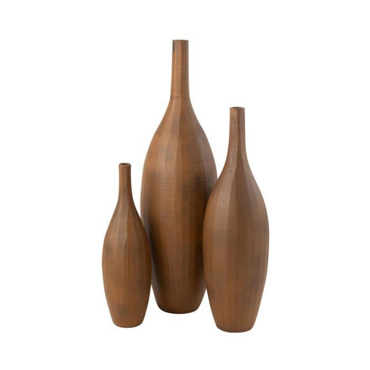 Paris Prix Vase Bouteille en Terre Cuite  Terra  93cm Rouille