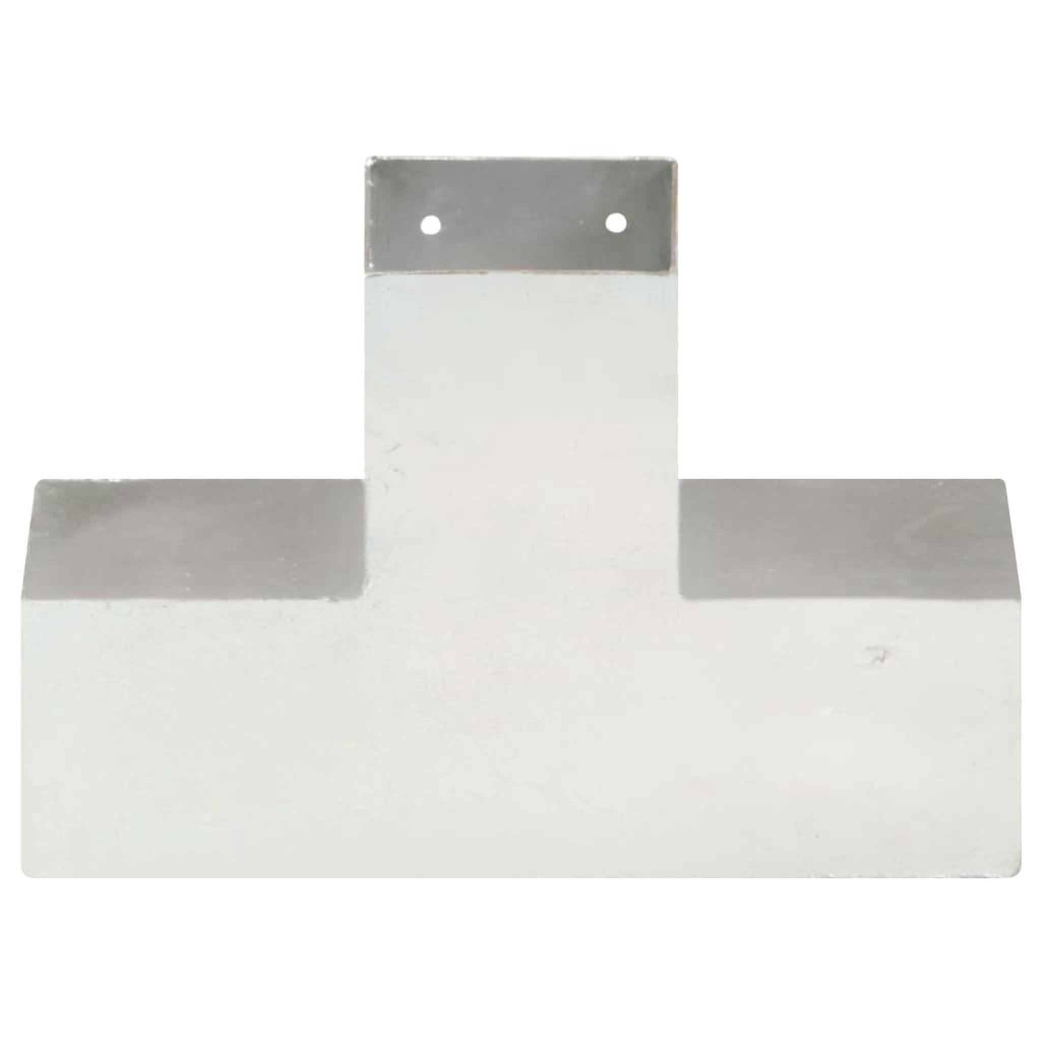 Voir la diapositive 3 : VIDAXL Connecteur de poteau Forme en X Metal galvanise 91x91 mm