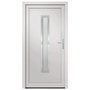 Voir la diapositive 3 : VIDAXL Porte d'entree blanc 98x190 cm PVC