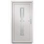 Voir la diapositive 3 : VIDAXL Porte d'entree blanc 98x190 cm PVC