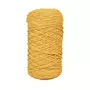 Rayher Fil à crocheter Tressé Braidy Recycling 2mm Jaune miel