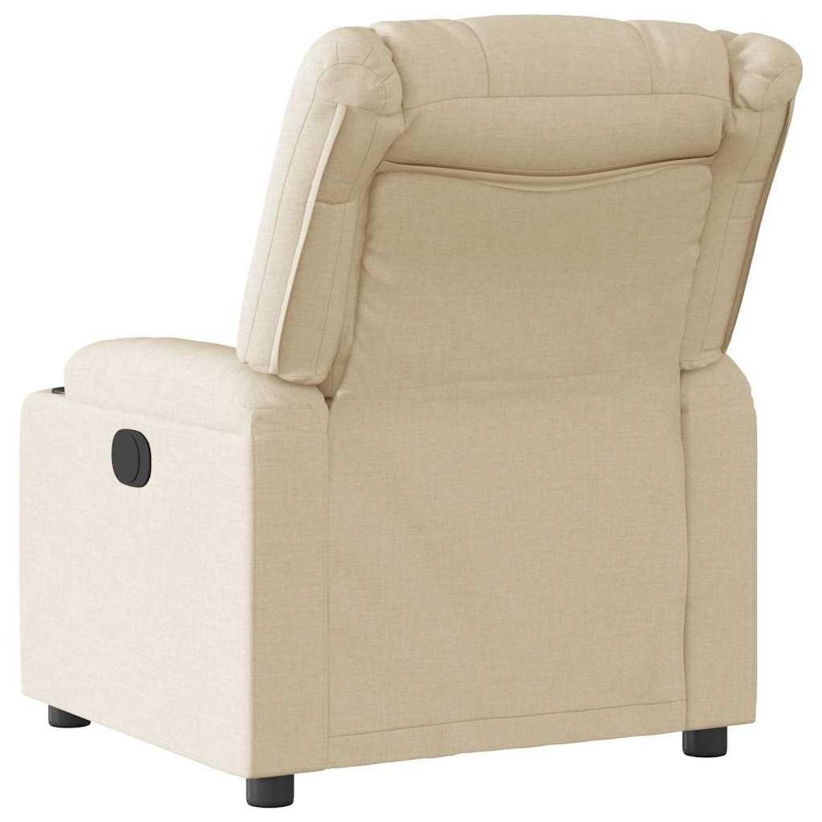 VIDAXL Fauteuil inclinable Creme Tissu