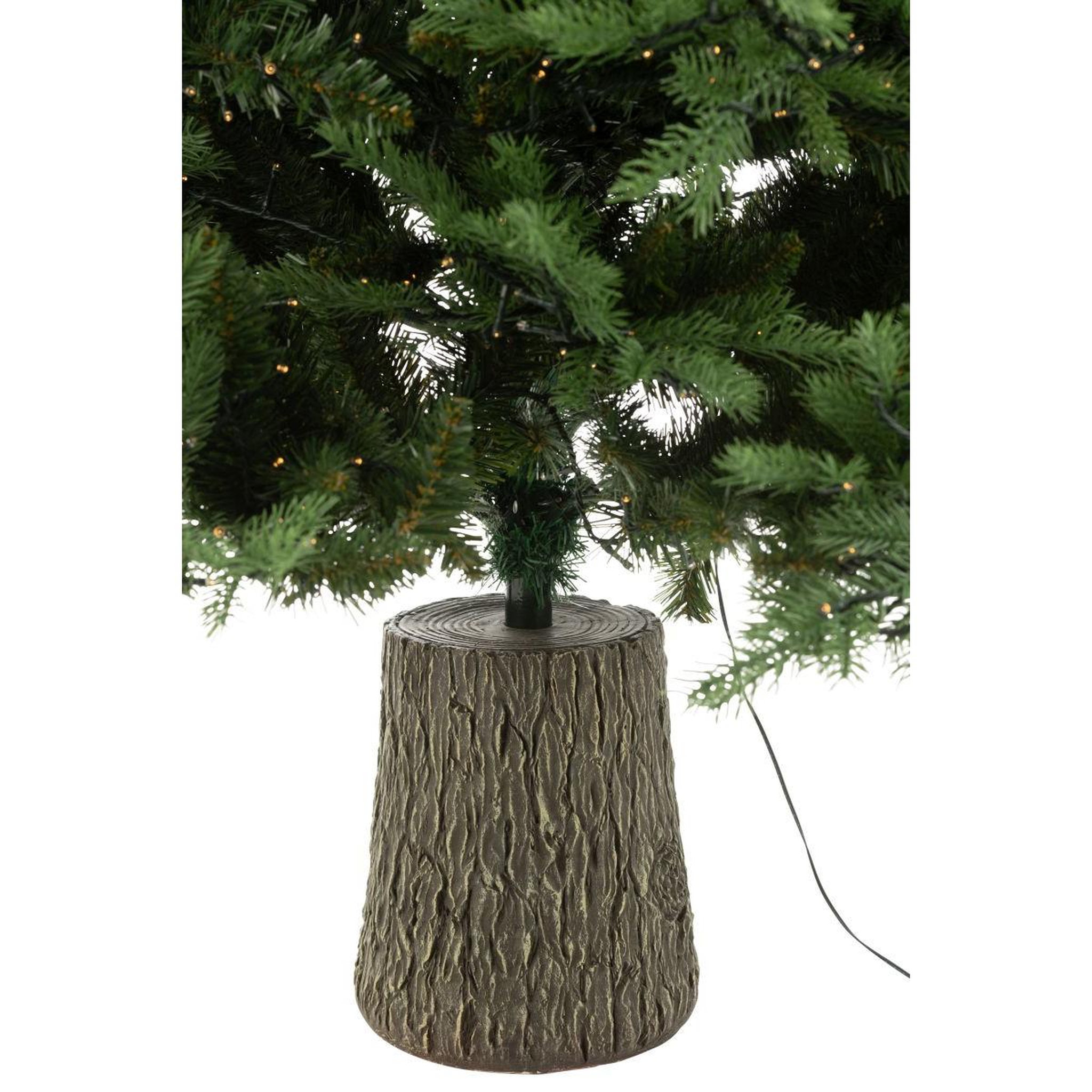 Voir la diapositive 3 : J-LINE Sapin de Noël Artificiel  3000 LED  210cm Vert