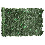 Voir la diapositive 1 : OUTSUNNY Haie artificielle lierre brise-vue rouleau dim. 3L x 1H m feuillage réaliste anti-UV vert
