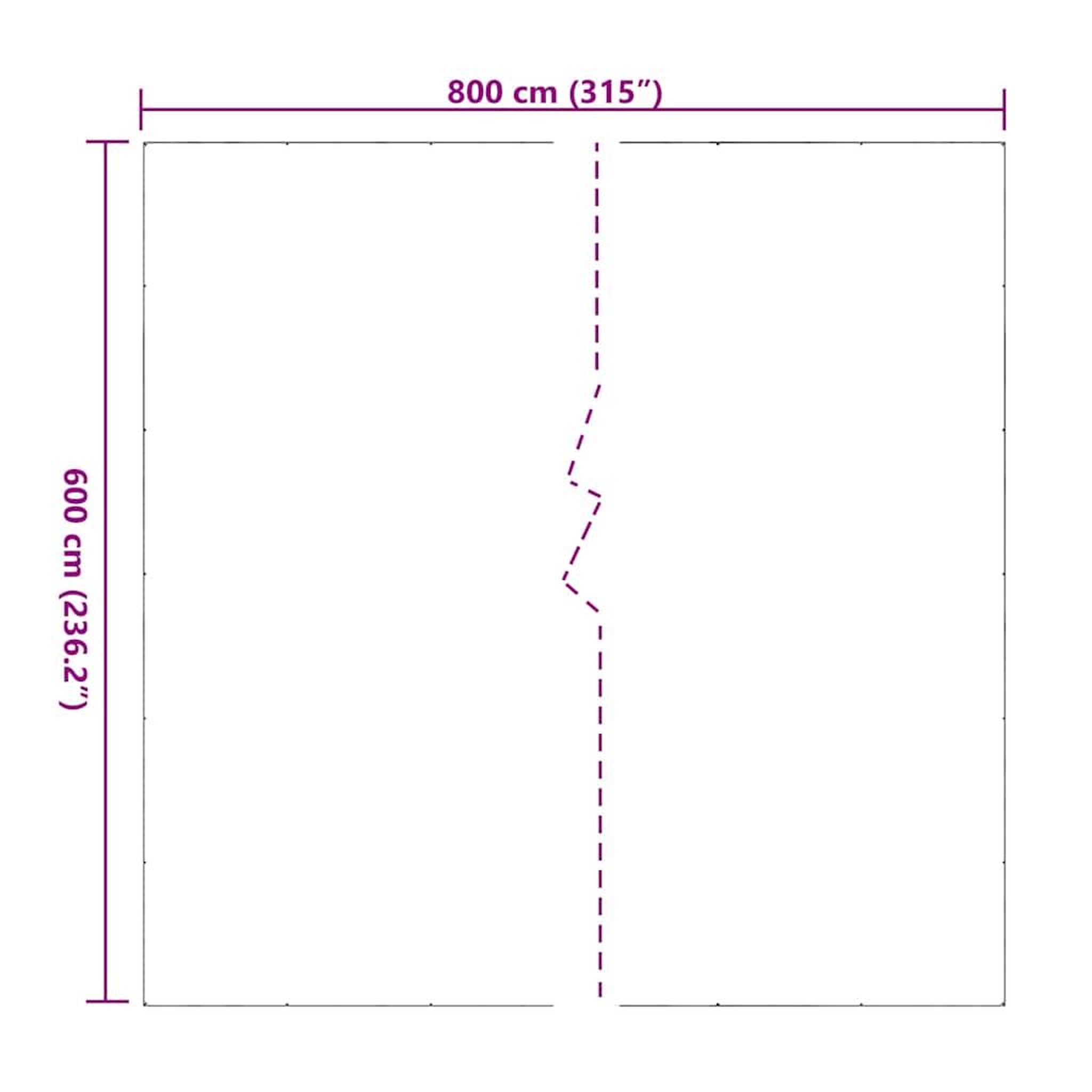 Voir la diapositive 6 : VIDAXL Bache transparente avec œillets 6x8 m PVC
