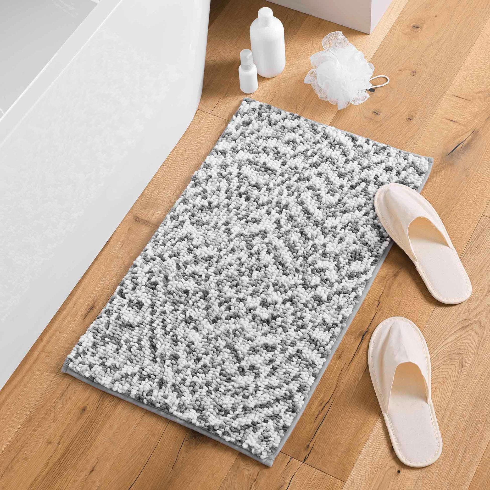 Voir la diapositive 2 : Eden Tapis de bain microfibre frizza