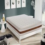 ILOVESLEEP Matelas Mousse BOLSENA - Accueil Mémoire De Forme - Epaisseur 22 Cm. Coloris disponibles : Blanc