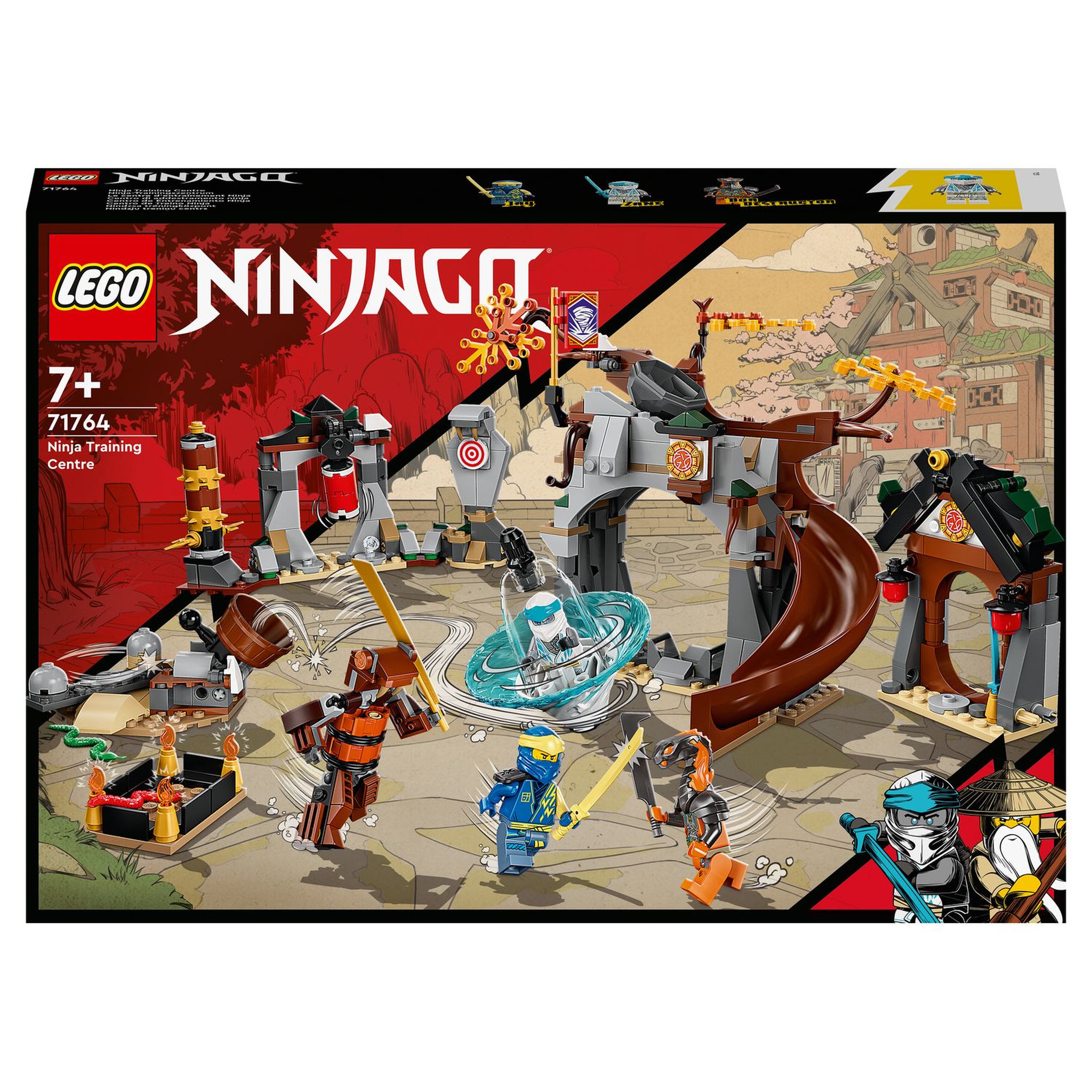 Voir la diapositive 1 : LEGO Ninjago 71764 Le Centre d&rsquo;Entraînement Ninja, Toupie Pour Enfants
