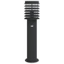 Voir la diapositive 4 : VIDAXL Lampadaire d'exterieur avec capteur noir 60 cm acier inoxydable