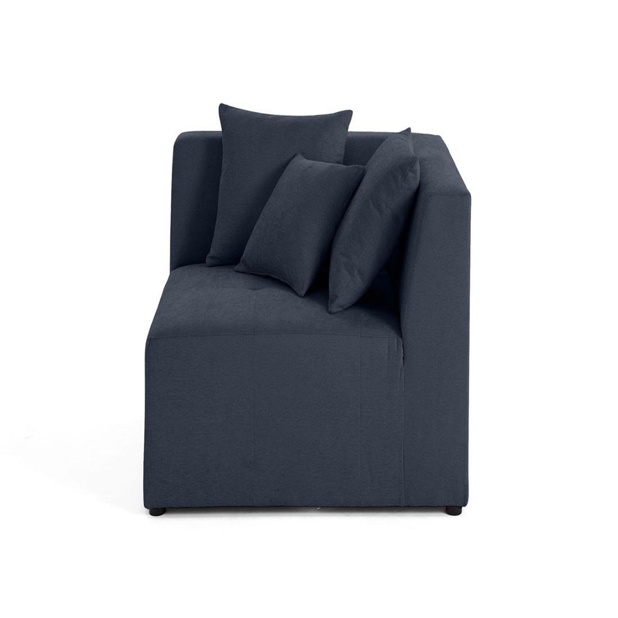 Voir la diapositive 3 : BEST MOBILIER Amalfi - module d'angle réversible - en tissu