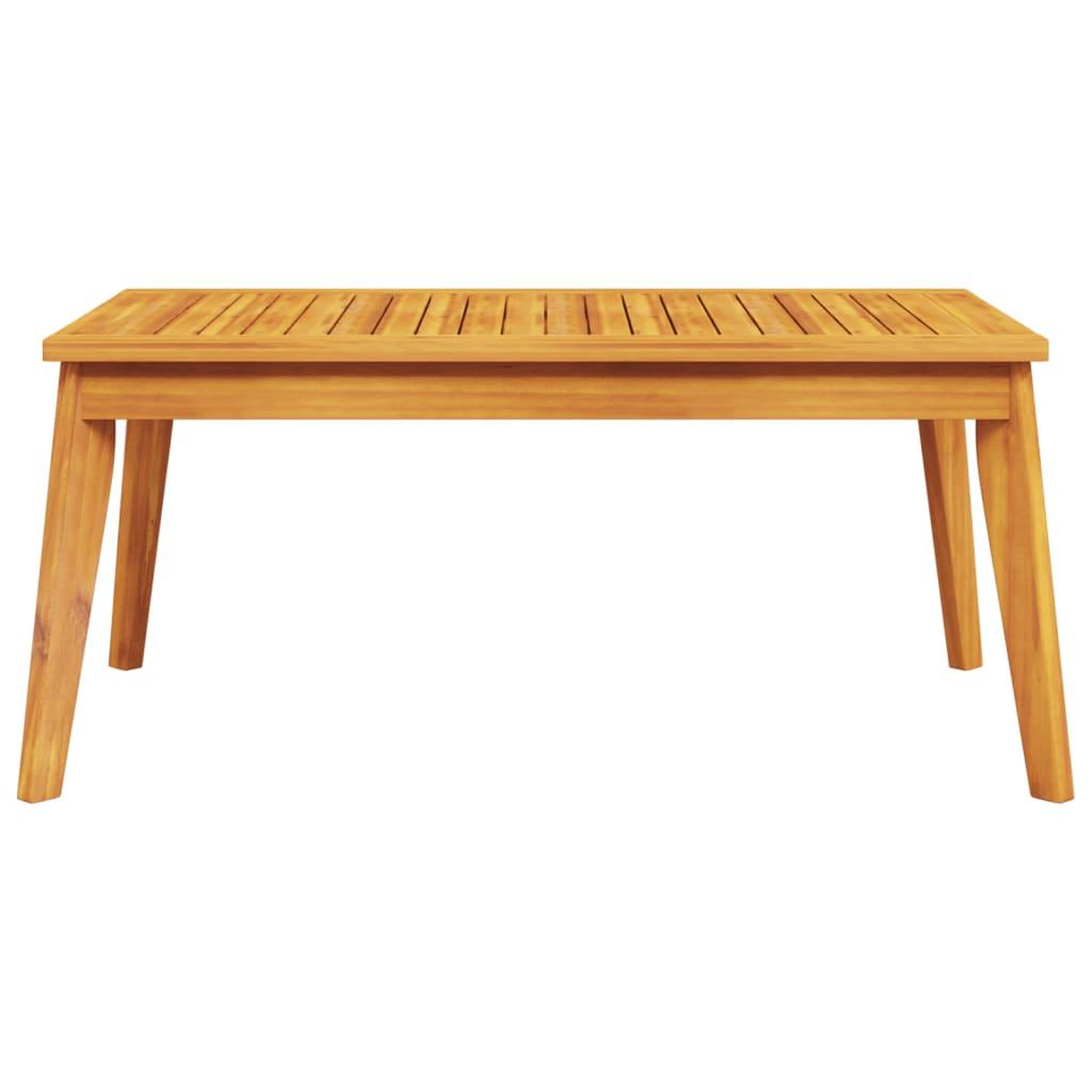 Voir la diapositive 4 : VIDAXL Table a manger de jardin 100x55x45 cm bois massif d'acacia