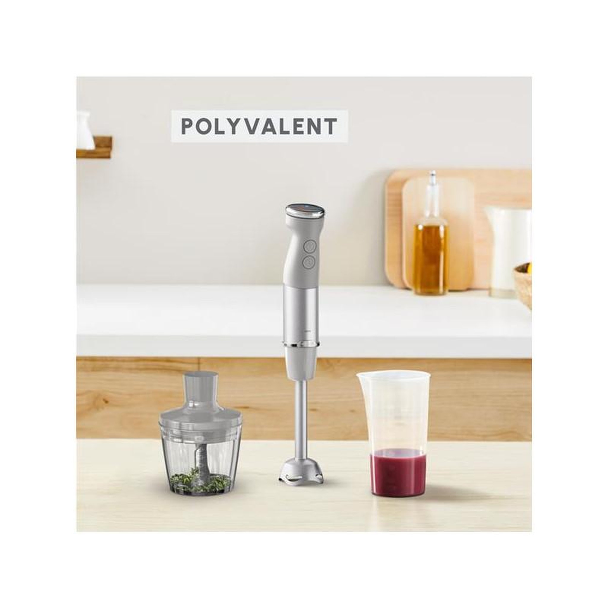 Voir la diapositive 4 : MOULINEX Mixeur plongeant 1000w gris - dd672b10