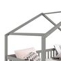 Voir la diapositive 4 : IDIMEX Lit cabane ELEA avec tiroirs, 90 x 200 cm en pin massif
