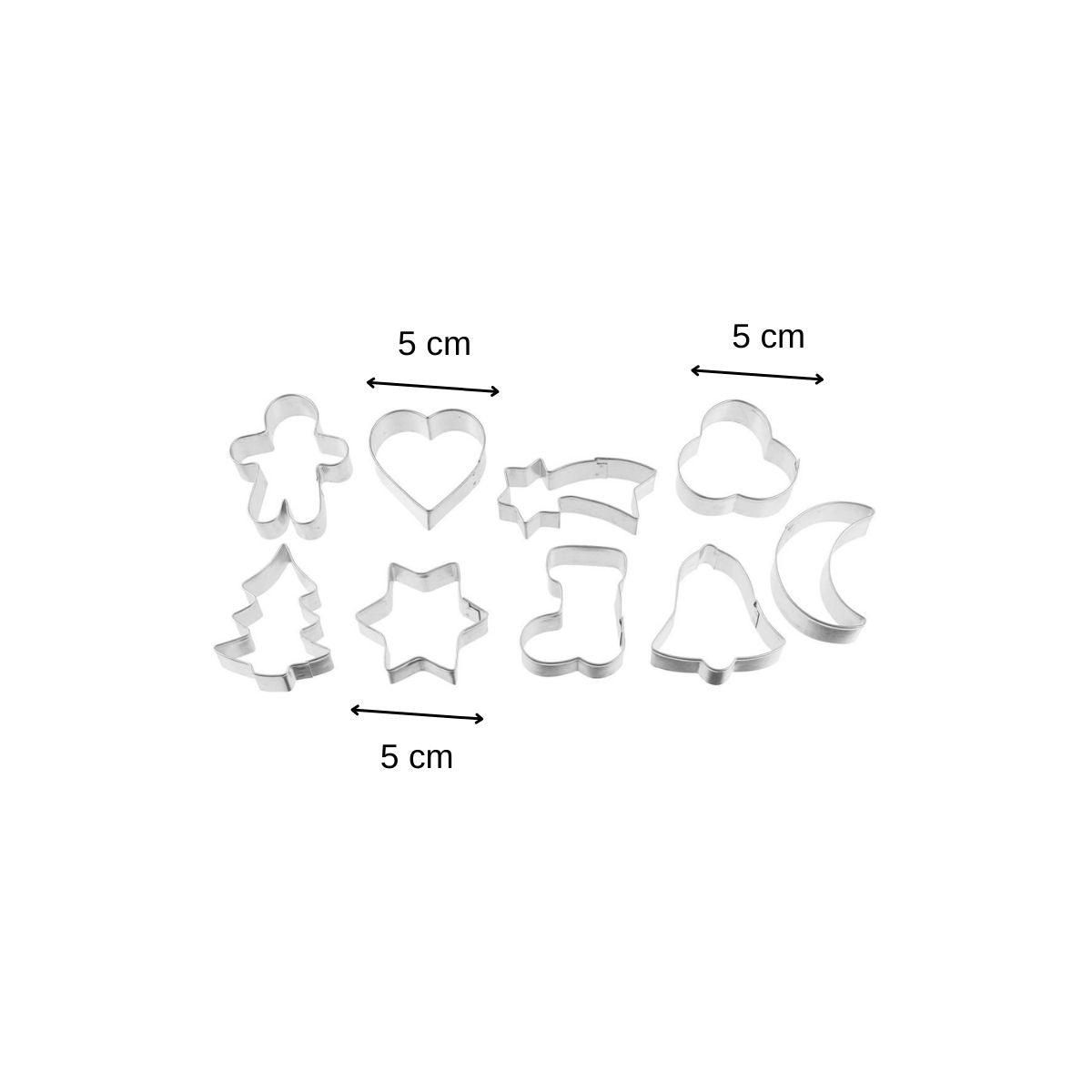 ZENKER Lot de 9 emporte-pièces de Noël sur cintre Zenker Emporte-pièces