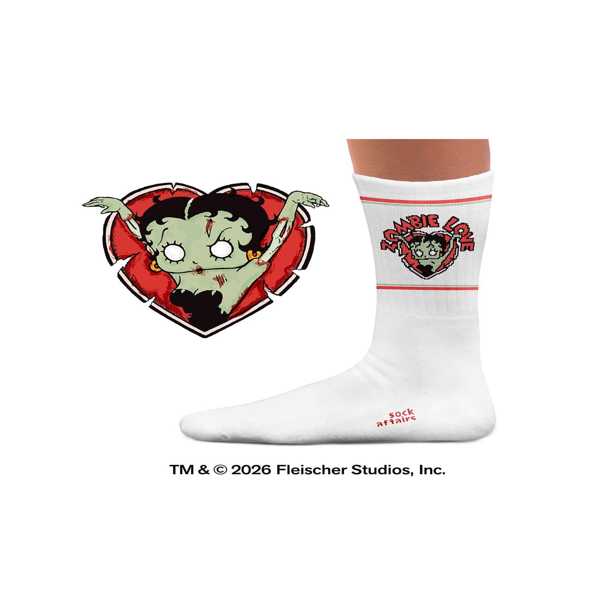 Voir la diapositive 3 : SOCK AFFAIRS Chaussettes sport betty boop, zombie