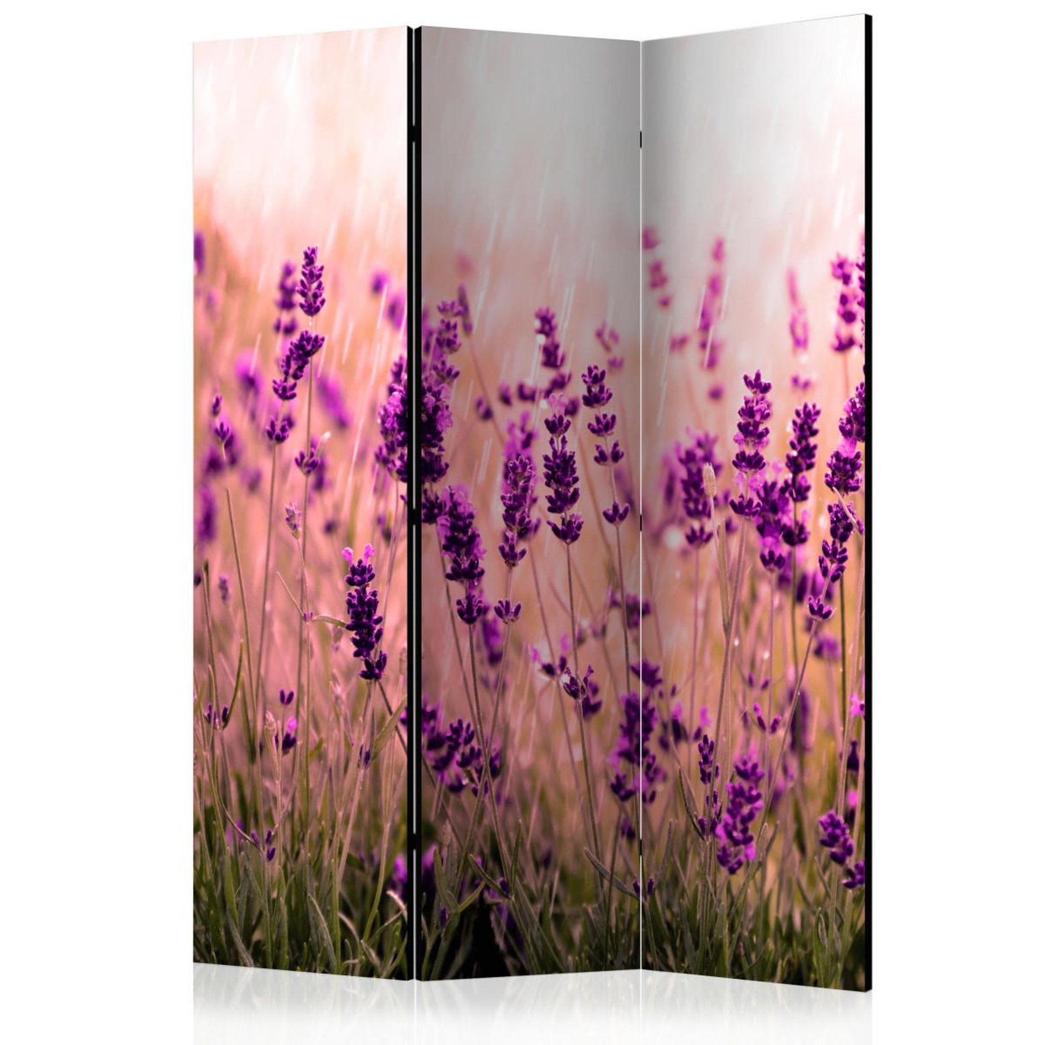 Paris Prix Paravent 3 volets  lavender in the rain  135x172cm
