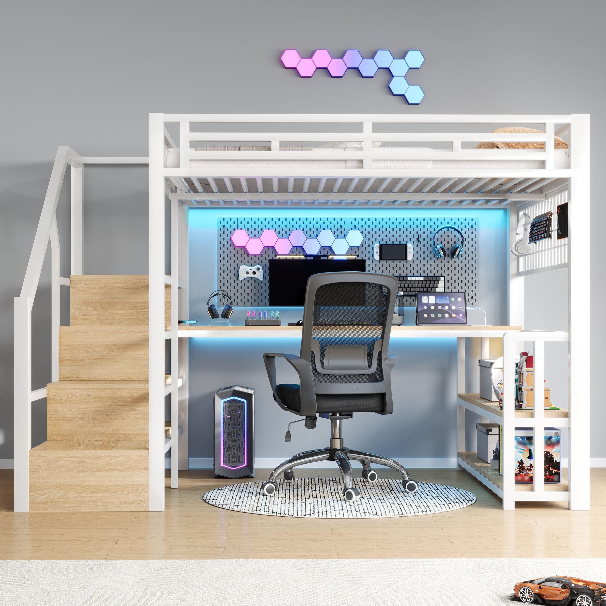 Voir la diapositive 2 : MERAX Lit mezzanine