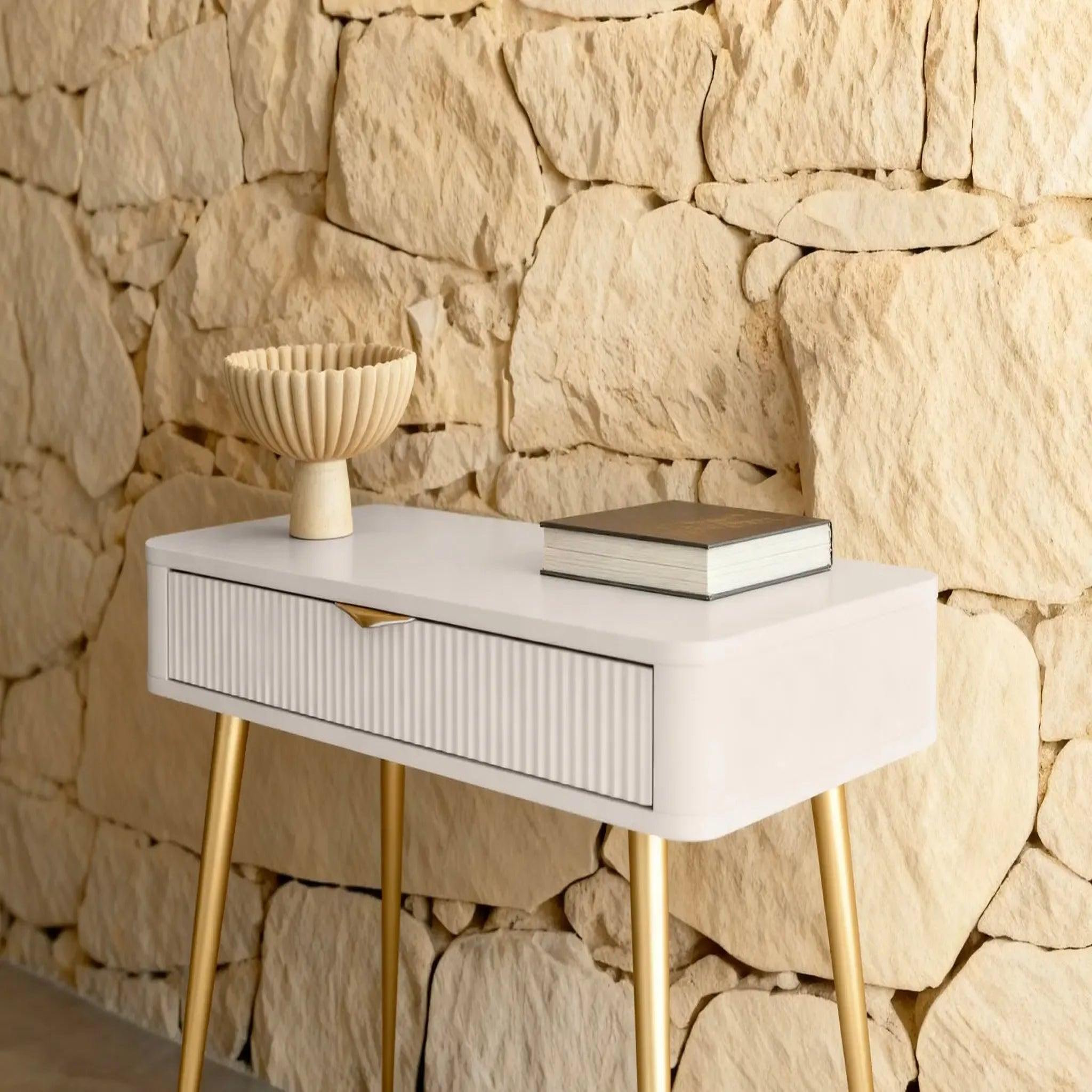 Voir la diapositive 3 : CASANOVA PARIS Joudy - bureau 100cmeffet rainuré
