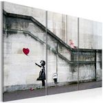 Paris Prix Tableau Imprimé  Girl with a Balloon - Banksy. Coloris disponibles : Multicolore