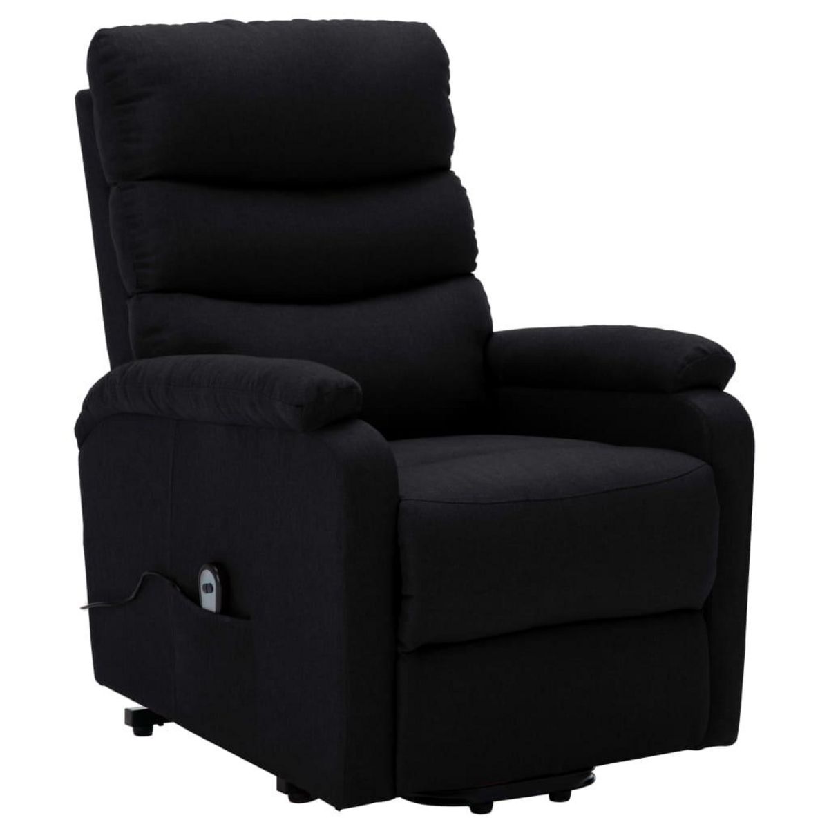 VIDAXL Fauteuil Noir Tissu