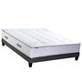 Voir la diapositive 1 : IDLITERIE Ensemble matelas BELLAGIO et sommier, ferme, accueil mémoire de forme