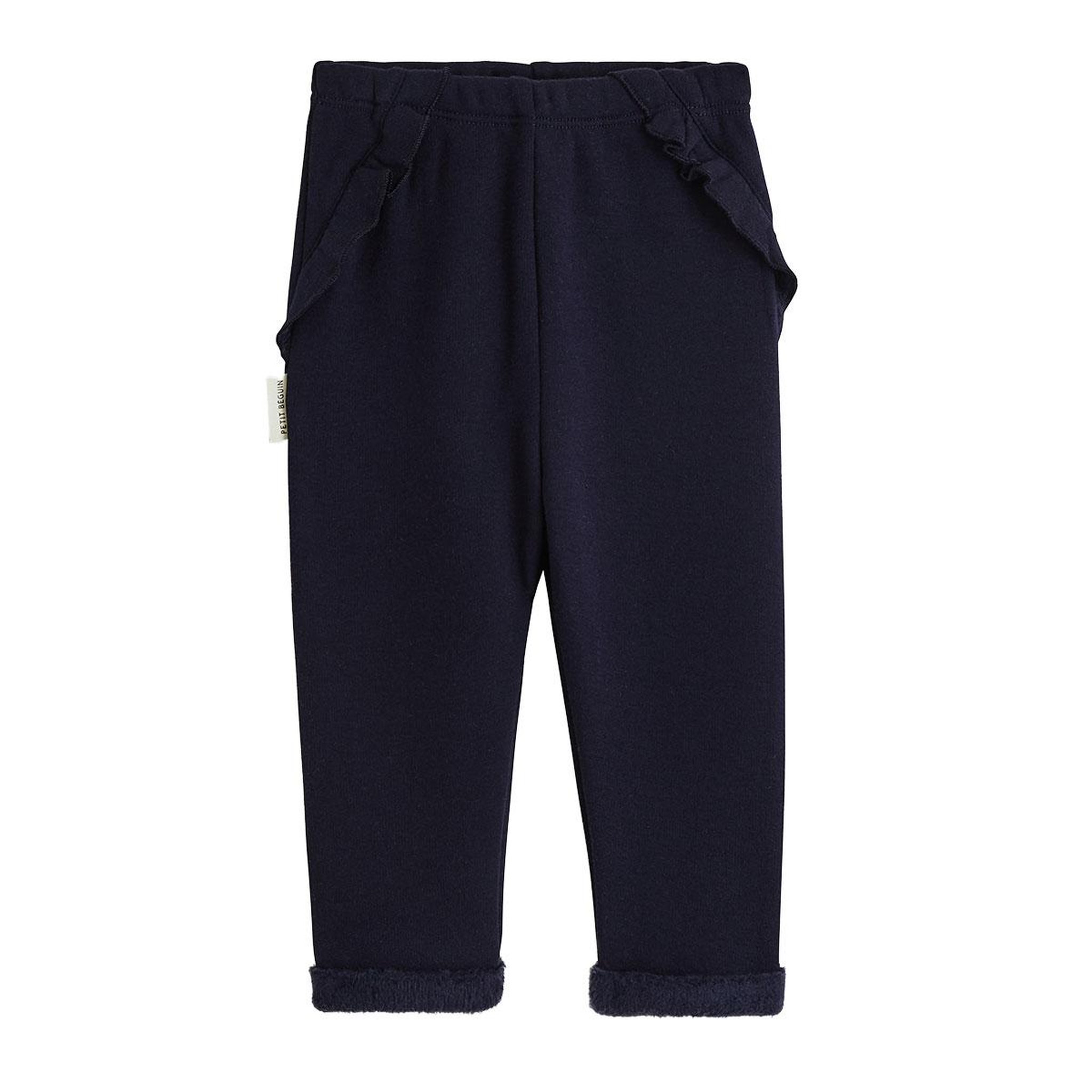 Voir la diapositive 2 : PETIT BEGUIN Lot de 2 leggings enfant en molleton ultra chaud Ilana