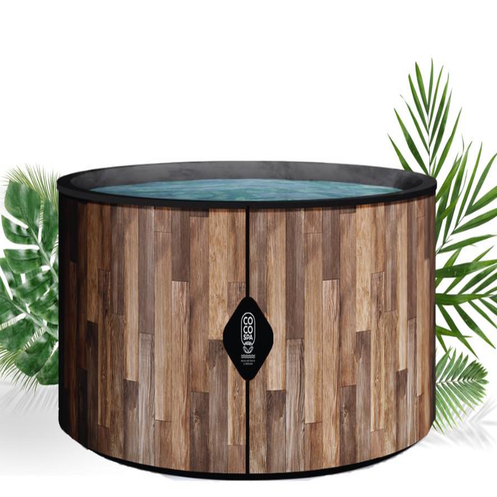 COCO SPA Spa gonflable Nordik. Coloris disponibles : Marron